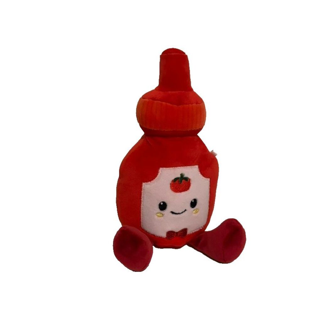 Giggle Scape Ketchup Tomato Sauce Plush Stuffed Toy Red